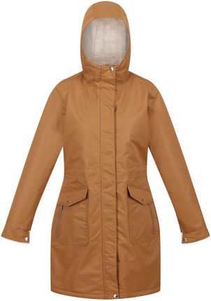 Damski płaszcz zimowy Regatta Romine Wielkość: XS / Kolor: ciemnobrązowy