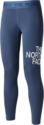 Damskie legginsy The North Face W Flex Mid Rise Tight - Eu Wielkość: XS / Kolor: niebieski
