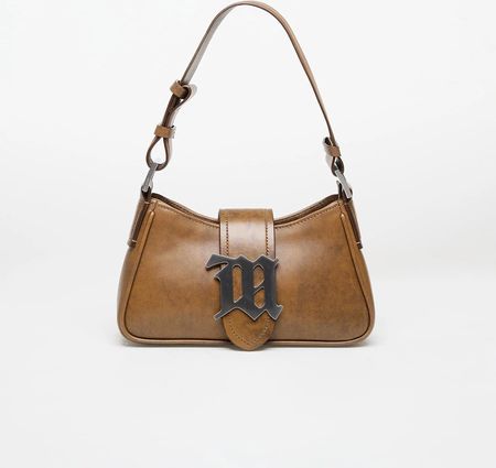 MISBHV Leather Shoulder Bag Small Brown Faded