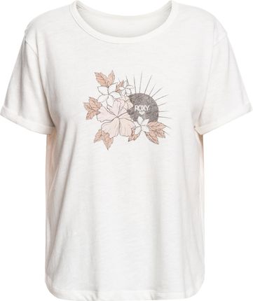 Damska Koszulka z krótkim rękawem Roxy Ocean After Erjzt05667-Wbk0 – Biały