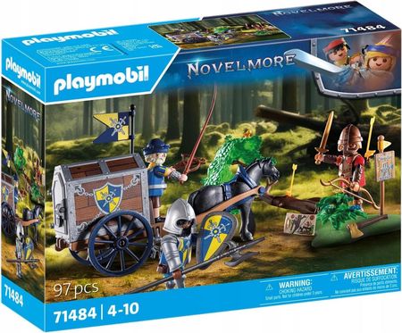 Playmobil 71484 Novelmore Napad Na Wóz Transportowy