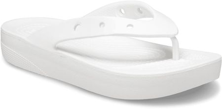 Japonki damskie Crocs Classic Platform Flip W Rozmiar butów (UE): 37-38 / Kolor: biały