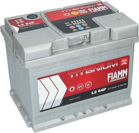 Fiamm Titanium Pro L264P 12V 64Ah 610A +P