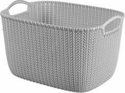 Zdjęcie CURVER KNIT L 19L Koszyk 40 x 30 x 23 cm szary (03670099) - Słupsk