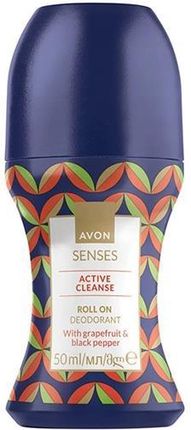 Avon Senses Active Cleanse Antyperspirant Roll On 50 ml