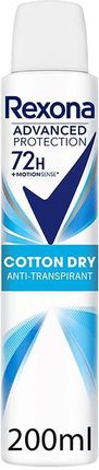 Rexona Cotton Dry 72H Antyperspirant W Sprayu 200 ml