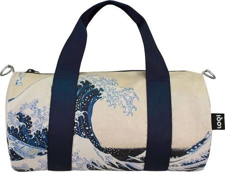 Torba LOQI Weekender Museum Katsushika Hokusai Wielka fala w Kanagawie mini z recyklingu