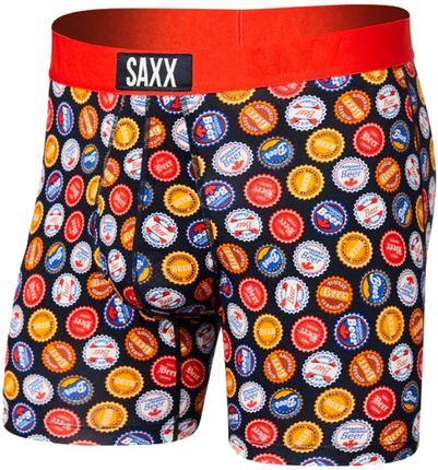 Bokserki Saxx Ultra Super Soft Boxer BF Wielkość: M / Kolor: czerwony/pomarańczowy