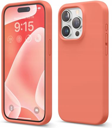 Elago Silikonowe Etui Premium Do Iphone'A 15 Pro Pomelo W Kolorze Różowym