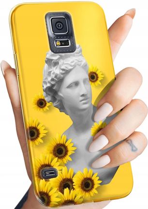 Hello Case Etui Do Samsung Galaxy S5 S5 Neo Żółte Słoneczne Yellow Obudowa