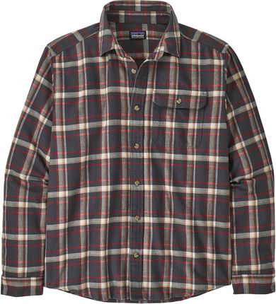 Koszula męska Patagonia Fjord Flannel Shirt Wielkość: M / Kolor: czarny/czerwony