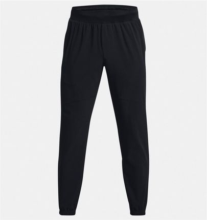 Męskie spodnie dresowe Under Armour Stretch Woven Joggers Wielkość: XL / Kolor: czarny