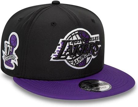 czapka z daszkiem NEW ERA - 950 Nba Infill 9Fifty Los Angeles Lakers (BLKTRP) rozmiar: M/L