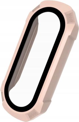 Amazon Etui Case Smartband Xiaomi Miband 3/4/5/6 Plastikowy Różowy Wzmocniony