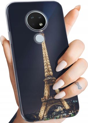 Hello Case Etui Do Nokia 6.2 7.2 Paryż Francja Eiffel Obudowa Pokrowiec Case