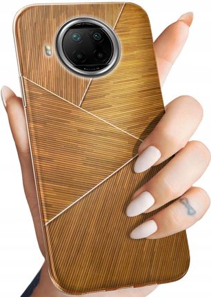 Hello Case Etui Do Xiaomi Redmi Note 9T Pro 5G Brązowe Drewniane Brown Obudowa