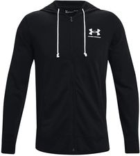 Bluza męska UNDER ARMOUR Na zamek z kapturem UA Rival Terry Czarna