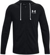 Bluza UNDER ARMOUR Męska Na zamek z kapturem UA Rival Terry Czarna