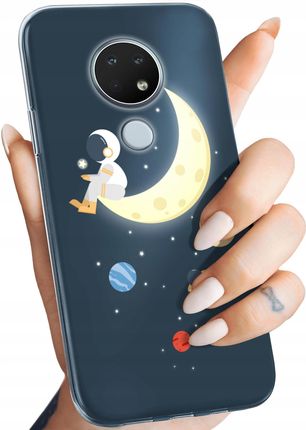 Hello Case Etui Do Nokia 6.2 7.2 Księżyc Gwiazdy Kosmos Planety Obudowa Case