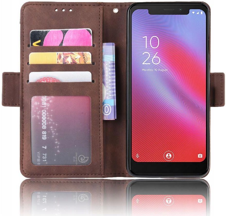 Housse De Protection 360° En Liège Pour Vodafone Smart N10 - Étui Portefeuille Flip