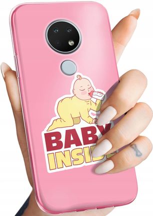 Hello Case Etui Do Nokia 6.2 7.2 Ciążowe Pregnant Baby Shower Obudowa Case