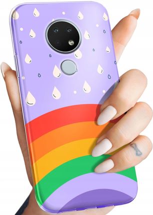 Hello Case Etui Do Nokia 6.2 7.2 Tęcza Rainbow Obudowa Pokrowiec Case