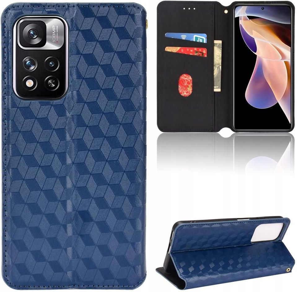 GOKEN Leather Case For Xiaomi Redmi 13 4G/Poco M6 4G, Magnetic Closure