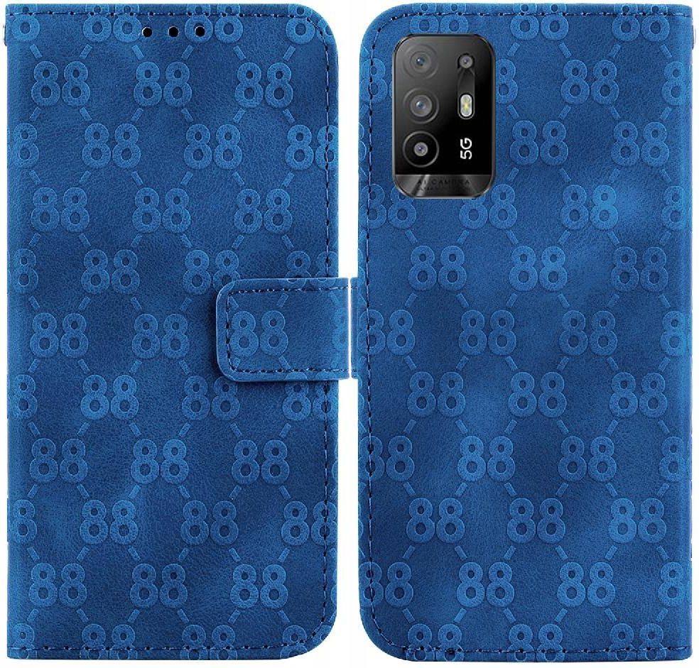 Per OPPO A94 5G / F19 Pro Plus / Reno5 Z 5G Blocco Magnetico Blocco In Pelle Antifurto Antifurto Con