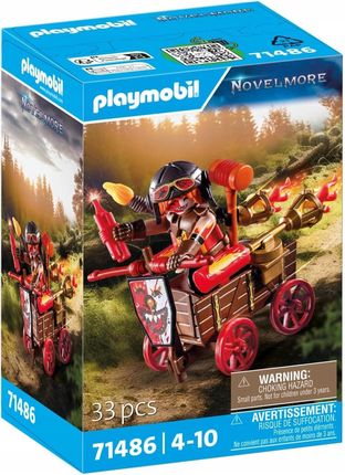 Playmobil 71486 Novelmore Pojazd Wyścigowy Kahbooma