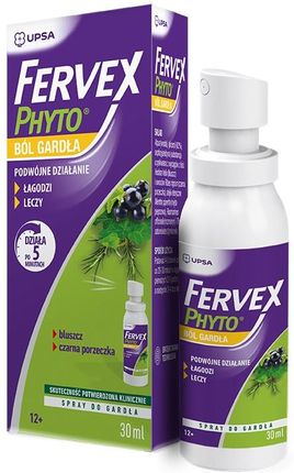 FERVEX PHYTO ból gardła, spray, 30 ml
