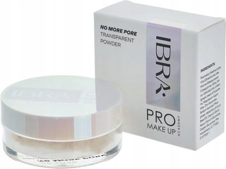 Ibra New Sypki Puder Transparentny No More Pore Ibra Makeup