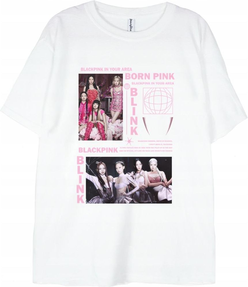 T-shirt Blackpink Pink Venom Born Pink koszulka M - Ceny i