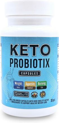 Keto Probiotix Caps Skuteczne Kapsułki Na Zdrowe Odchudzanie 30Szt.