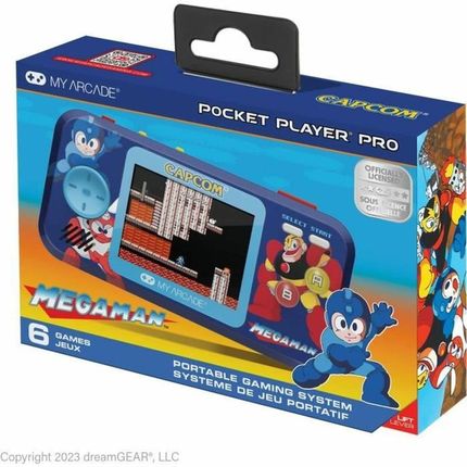 My Arcade Pocket Player PRO - Megaman Retro Games Niebieski S7194548