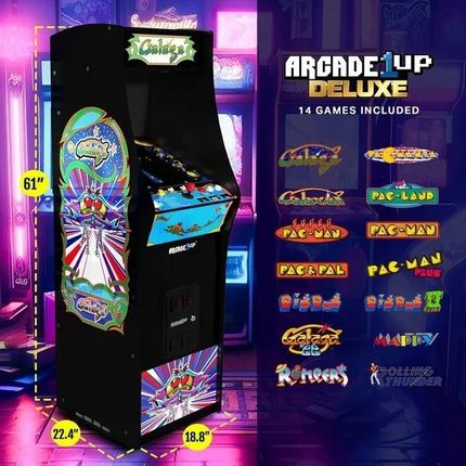 Arcade1UP Galaga Galaxian WiFi 14 Gier GAL-A-305427 SB8425 - Ceny