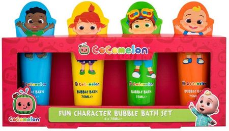 Cocomelon Fun Character Bubble Bath Set Zestaw Płyn Do Kąpieli Cody 75Ml + Yoyo Tomtom Kąpiel