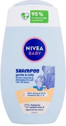 Nivea Baby Gentle & Mild Shampoo 200Ml Delikatny Szampon Do Włosów Dla Dzieci