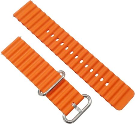 Rubicon Pomarańczowy Pasek Do Smartwatcha / Zegarka 22 Mm Rncf15 (SMARUB262)