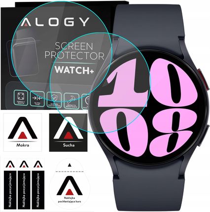 Alogy 2X Szkło Hartowane 9H Do Samsung Galaxy Watch 6 40Mm Zestaw Instalacyjny