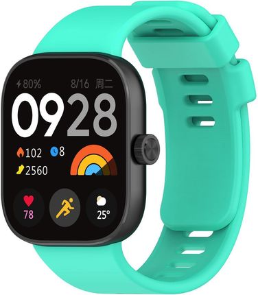 Bizon Pasek Strap Watch Silicone Do Xiaomi Redmi 4 / Band 8 Pro, Ciemno Miętowy
