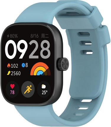 Bizon Pasek Strap Watch Silicone Do Xiaomi Redmi 4 / Band 8 Pro, Błękitny