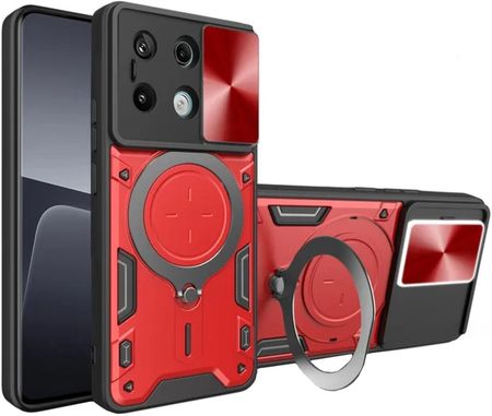 Supero Etui Camshield Ring Stand Do Xiaomi Redmi Note 13 Pro Czerwone