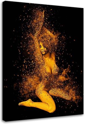 Feeby Obraz Naga Kobieta W Złotym Pyle 40X60