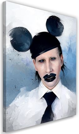 Feeby Obraz Na Płótnie Marilyn Manson W Czapce Z Uszami Dmitry Belov 40X60