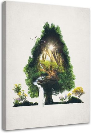 Feeby Obraz Na Płótnie Ścieżka W Drzewie Barrett Biggers 40X60