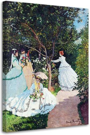 Feeby Obraz Na Płótnie Kobiety W Ogrodzie C. Monet Reprodukcja 40X60