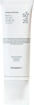 Transparent Lab Spf50+ Invisible Niewidoczny Krem Przeciwsłoneczny 100 ml