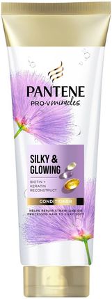 Pantene Pro-V Miracles Silky & Glowing Regenerująca Odżywka Z Keratyną 160 ml