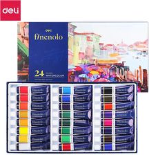 Zdjęcie Farby Akwarelowe Deli Seria Finenolo 24 Kolory 12Ml Tuba - Kórnik