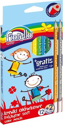 Fiorello Kredki Super Soft 12 Kolorów